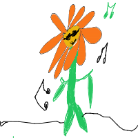 flower dancing drawing by infonogamers678 in Artbitrator