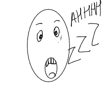 yawning drawing by drsahiba in Artbitrator