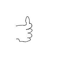 thumbs up drawing by drsahiba in Artbitrator