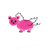 when pigs fly drawing by officialsoulz in Artbitrator