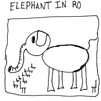 elephant in room drawing by officialsoulz in Artbitrator