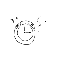 alarm clock ringing drawing by officialsoulz in Artbitrator