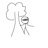 ninja hiding poorly drawing by mihi in Artbitrator