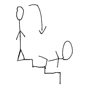 tripping drawing by leee in Artbitrator