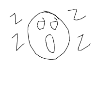 sleeping face drawing by guest-5ix4zwgk3 in Artbitrator