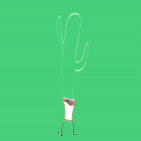 dancing cactus drawing by agaming48 in Artbitrator