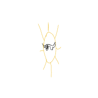 sun wearing sunglasses drawing by agaming48 in Artbitrator
