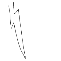lightning bolt drawing by kurtykookoo in Artbitrator