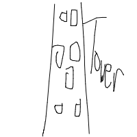 tower of babel drawing by varad_2008 in Artbitrator