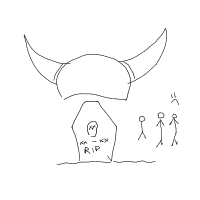 viking funeral drawing by junif in Artbitrator