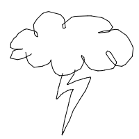 lightning bolt drawing by vipa in Artbitrator