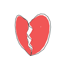 broken heart drawing by gentoxic in Artbitrator