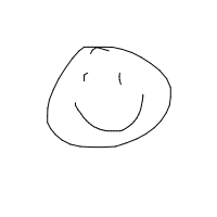 happy face drawing by papa in Artbitrator