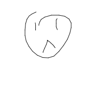 sad face drawing by papa in Artbitrator