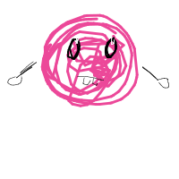 kirby drawing by nienie in Artbitrator