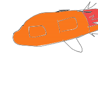 rocket ship drawing by nienie in Artbitrator