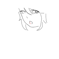surprised face drawing by nienie in Artbitrator
