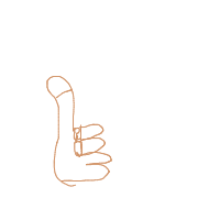 thumbs up drawing by aaa111 in Artbitrator