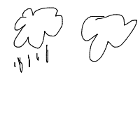 rain cloud drawing by aaa111 in Artbitrator
