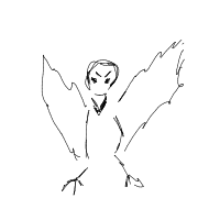 angry bird drawing by andy in Artbitrator