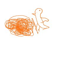 bird building nest drawing by mufiiiiiiiiiiiiii in Artbitrator