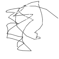 lightning bolt drawing by create in Artbitrator
