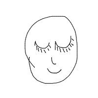 sleeping face drawing by moon1 in Artbitrator