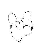 mickey mouse drawing by moon1 in Artbitrator