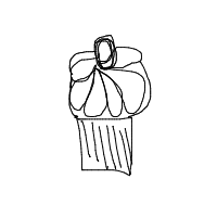 cupcake with cherry drawing by moon1 in Artbitrator