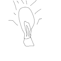 light bulb moment drawing by create in Artbitrator