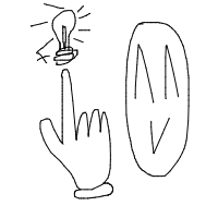 light bulb moment drawing by uch111 in Artbitrator
