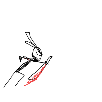 samurai last stand drawing by uch111 in Artbitrator