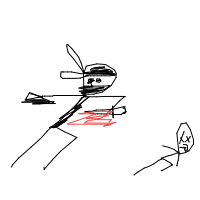 samurai last stand drawing by uch111 in Artbitrator