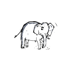 elephant drawing by Jacob in Artbitrator