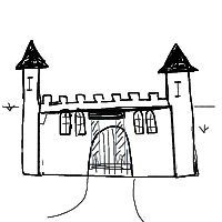 castle drawing by Jacob in Artbitrator