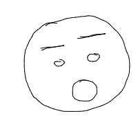 surprised face drawing by deathskull in Artbitrator