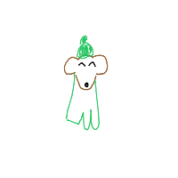 dog in costume drawing by dutifuldrawer in Artbitrator