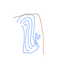 mystical waterfall drawing by dutifuldrawer in Artbitrator