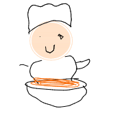 chef cooking drawing by guest-qpijmvc79 in Artbitrator
