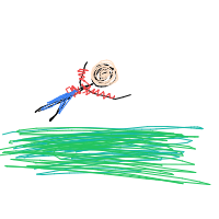 person falling over drawing by guest-qpijmvc79 in Artbitrator