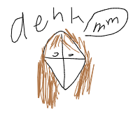 thinking face drawing by annechien5de3piza in Artbitrator