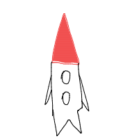rocket ship drawing by irisss in Artbitrator