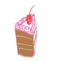 piece of cake drawing by irisss in Artbitrator