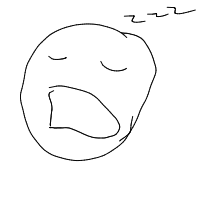 yawning drawing by slipperyeel in Artbitrator