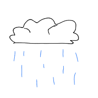 rain cloud drawing by slipperyeel in Artbitrator