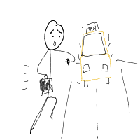 running late drawing by slipperyeel in Artbitrator