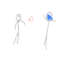 water balloon battle drawing by slipperyeel in Artbitrator