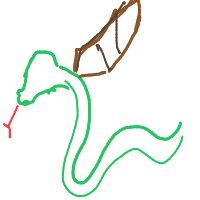 basilisk drawing by brichu in Artbitrator