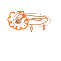 sleeping lion drawing by snayperr in Artbitrator