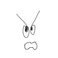 angry face drawing by ashleyn in Artbitrator